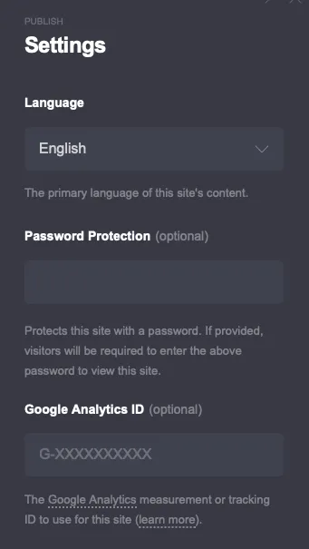 Carrd Embed Element Menu Google Analytics Carrd Embed Element Menu Google Analytics